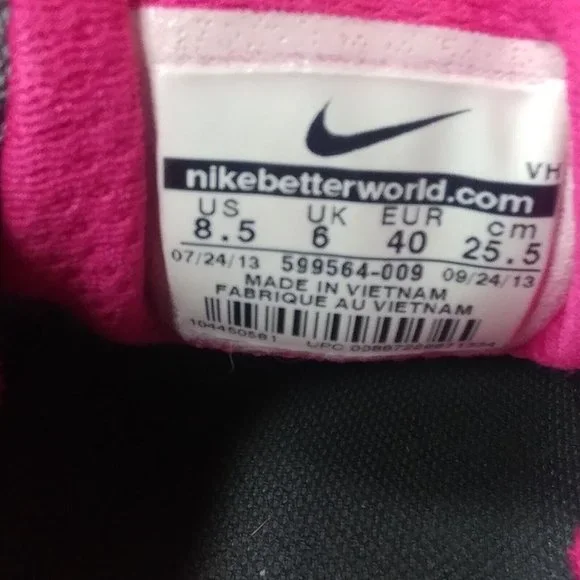 Nike Dual Fusion Run 2 Womens 8.5 Running Shoes Low Top Sneakers Gray - Picture 2 of 10